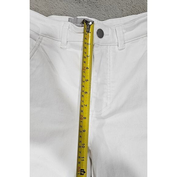 Everlane White Jeans Wide Leg, High Rise, Pants, New, Sz 0 - Picture 8 of 9